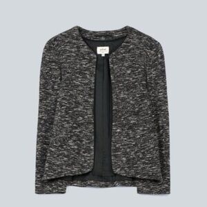 Aritzia Wilfred Grey and White Blazer Jacket